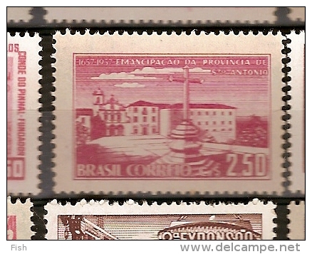 Brazil ** & 300 Years Of Emancipation Of The Province Of St. Antonio 1957 (632) - Unused Stamps