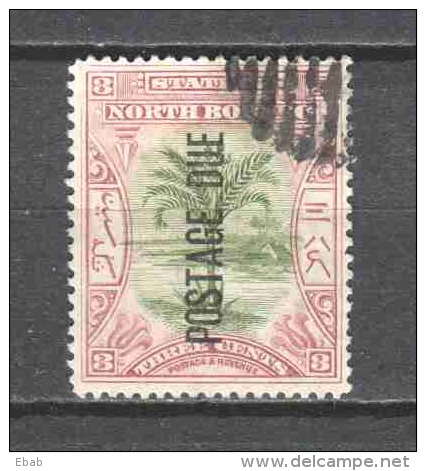 British North Borneo 1897 POSTAGE DUE 10 - Noord Borneo (...-1963)