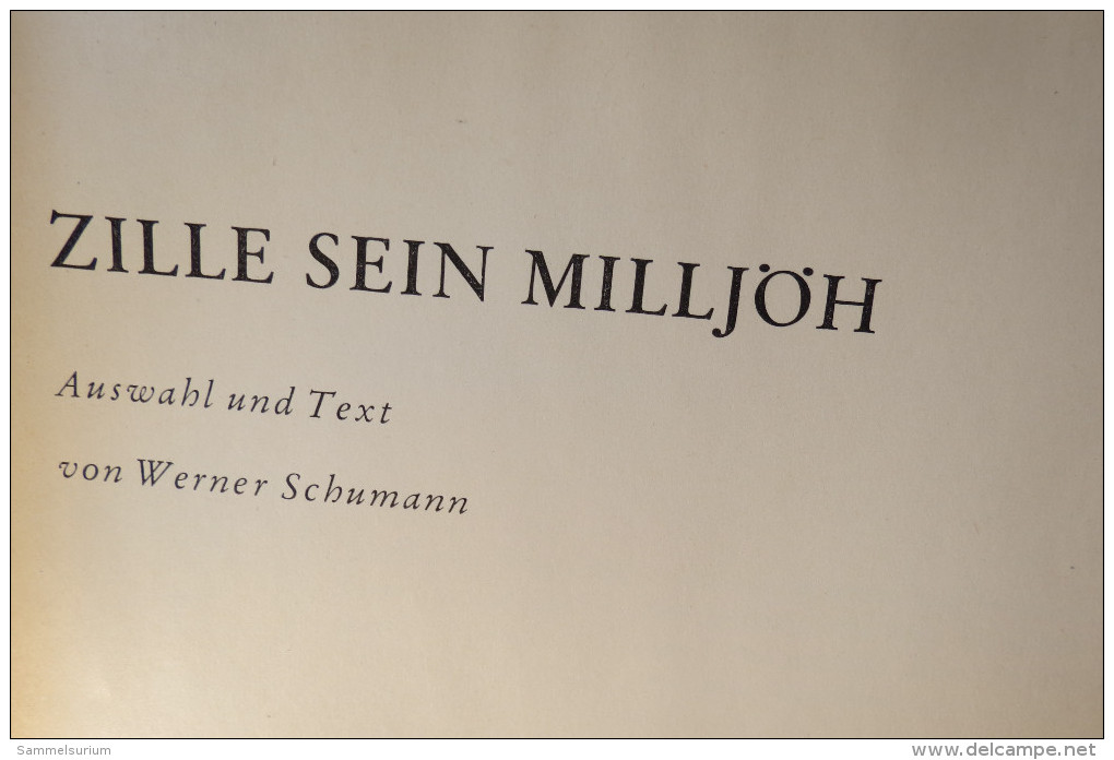 Werner Schumann "Zille Sein Milljöh" - Humor