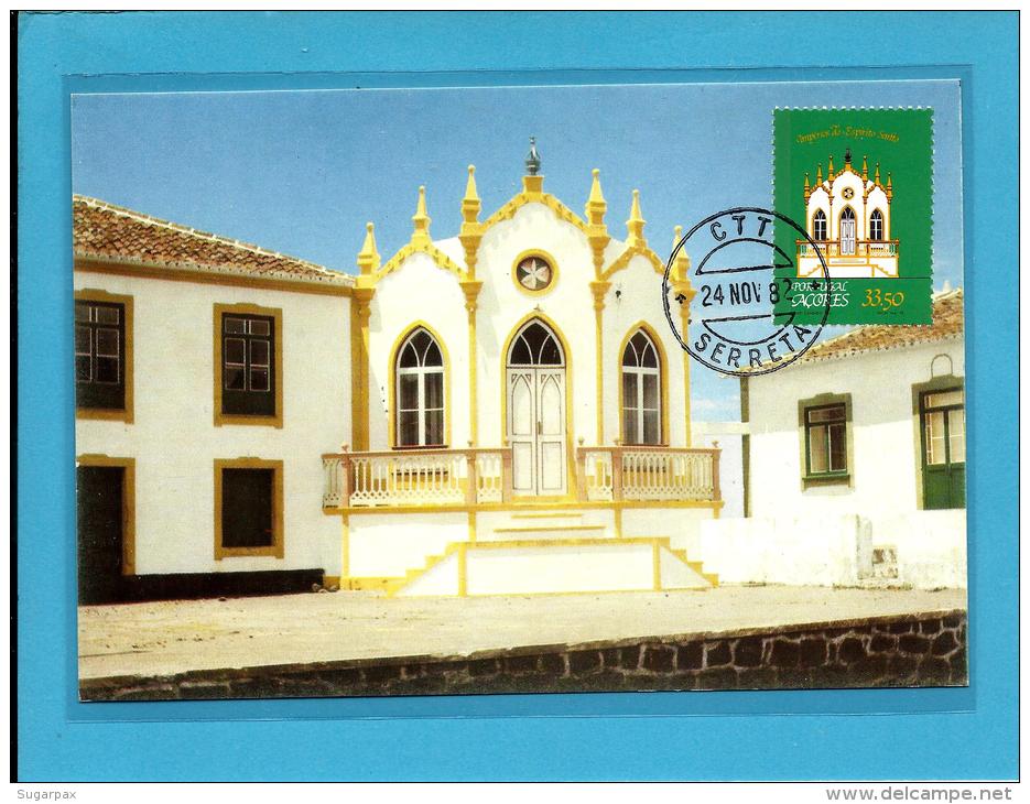 Serreta - Império Do Espírito Santo - Angra Do Heroismo - 24.11.1982 - PORTUGAL - CARTE MAXIMUM - MAXICARD - Maximumkarten (MC)