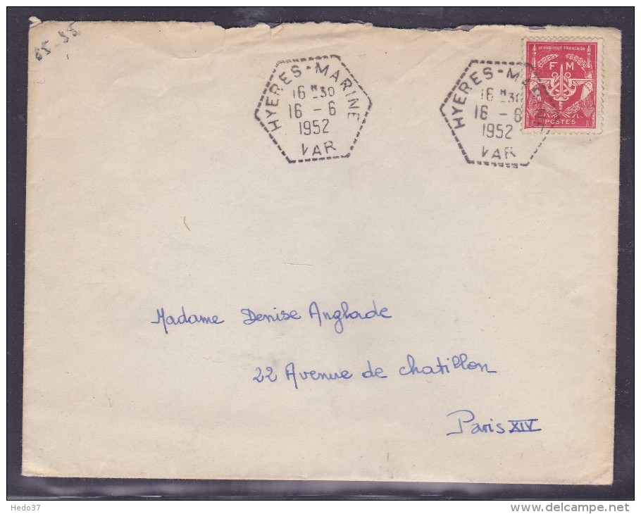 Cachets Militaires - Lettre - Cachets Militaires A Partir De 1900 (hors Guerres)