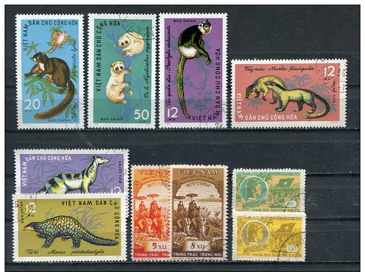 VIETNAM-NORD / Lot Mit Div. Ausgaben O / € 1.20 (A314) - Lots & Kiloware (mixtures) - Max. 999 Stamps