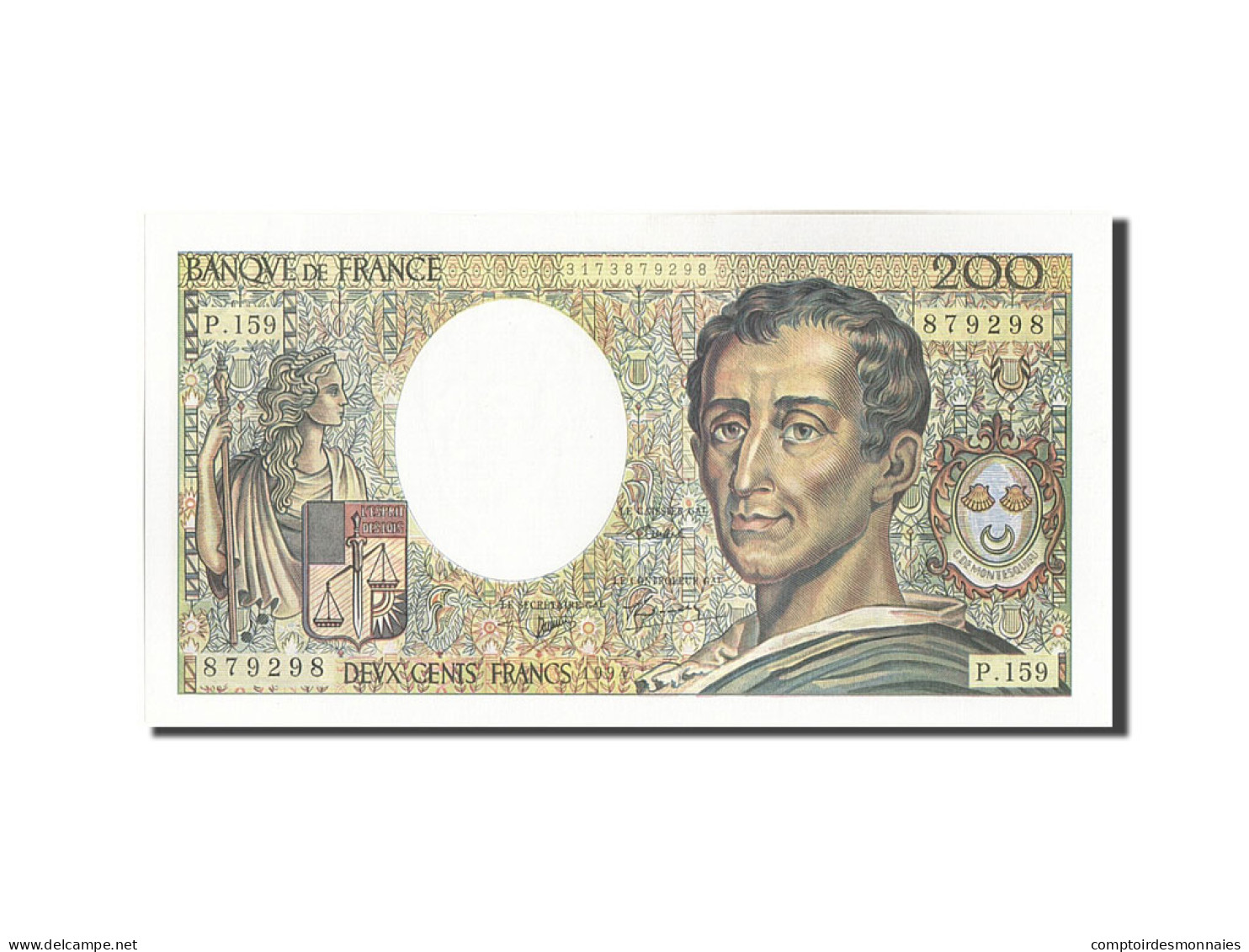 Billet, France, 200 Francs, 200 F 1981-1994 ''Montesquieu'', 1994, NEUF - 200 F 1981-1994 ''Montesquieu''