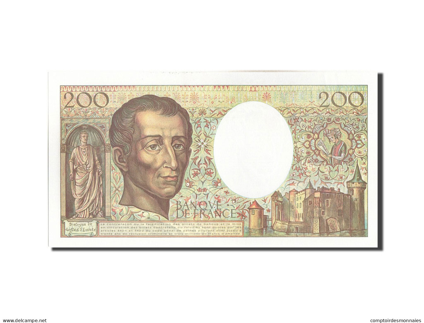 Billet, France, 200 Francs, 200 F 1981-1994 ''Montesquieu'', 1994, NEUF - 200 F 1981-1994 ''Montesquieu''