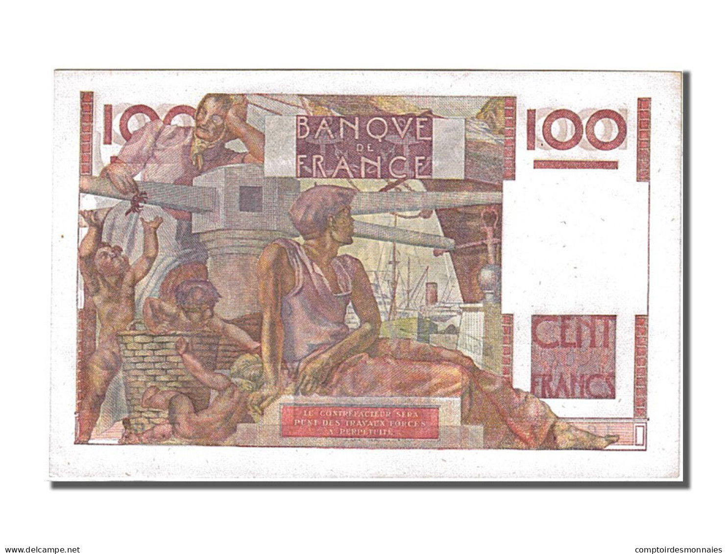 Billet, France, 100 Francs, 100 F 1945-1954 ''Jeune Paysan'', 1946, 1946-12-19 - 100 F 1945-1954 ''Jeune Paysan''