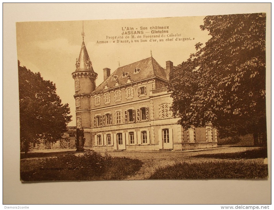 Carte Postale - JASSANS (01) - Château Gleteins (261/430) - Sin Clasificación