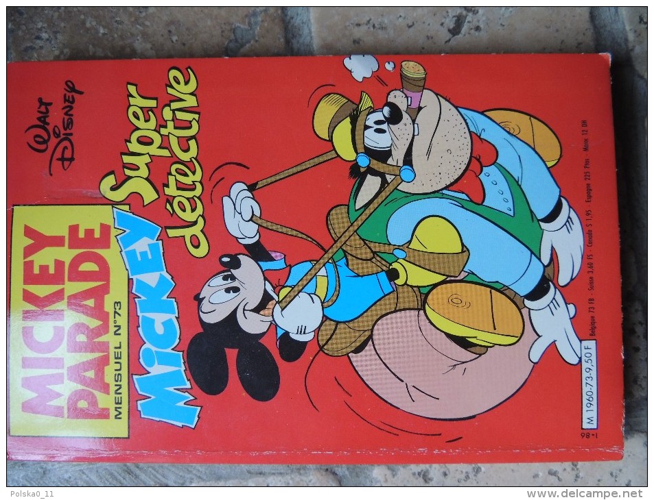 LIVRE REVUE MICKEY PARADE N°73 - Mickey Parade