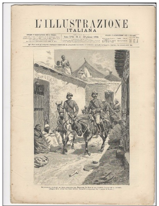 Rivista Del 1890 SARDEGNA 10 Splendide Incisioni Di Costumi Sardi Di Lanusei Marcusei Ogliastra Azzana Etc. - Antes 1900