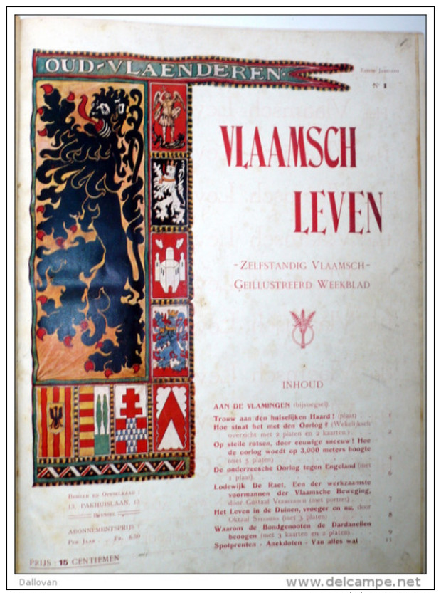 Vlaamsch Leven 1915-1916 (geïllustreerd Tijdschrift) - War 1914-18