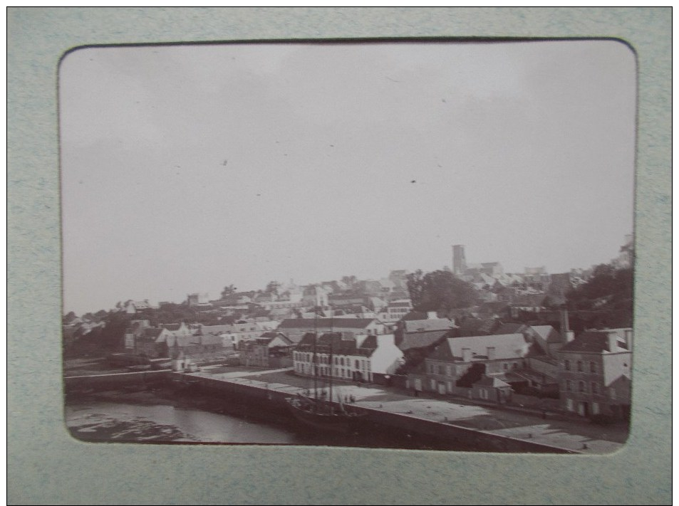 PHOTO DE DOUARNENEZ ( 29 BRETAGNE ) Vue Du Port 1898/1902 - Lieux