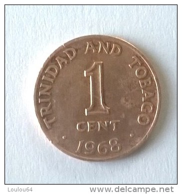 Monnaies - Trinité Et Tobago - 1 Cent 1968 - - Trinité & Tobago