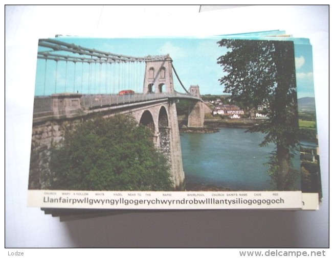 Wales Llanfairpwll­gwyngyllgogerychwyrndrobwllllantysiliogogogoch Bridge - Anglesey