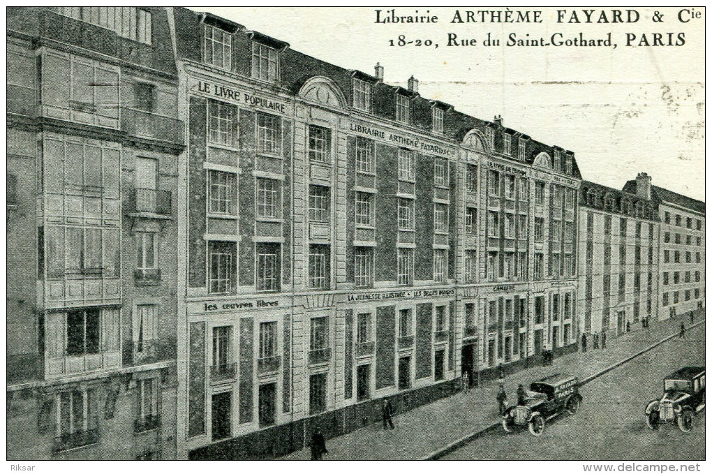 PARIS(14em ARRONDISSEMENT) LIBRAIRIE ARTHEME FAYARD - Arrondissement: 14