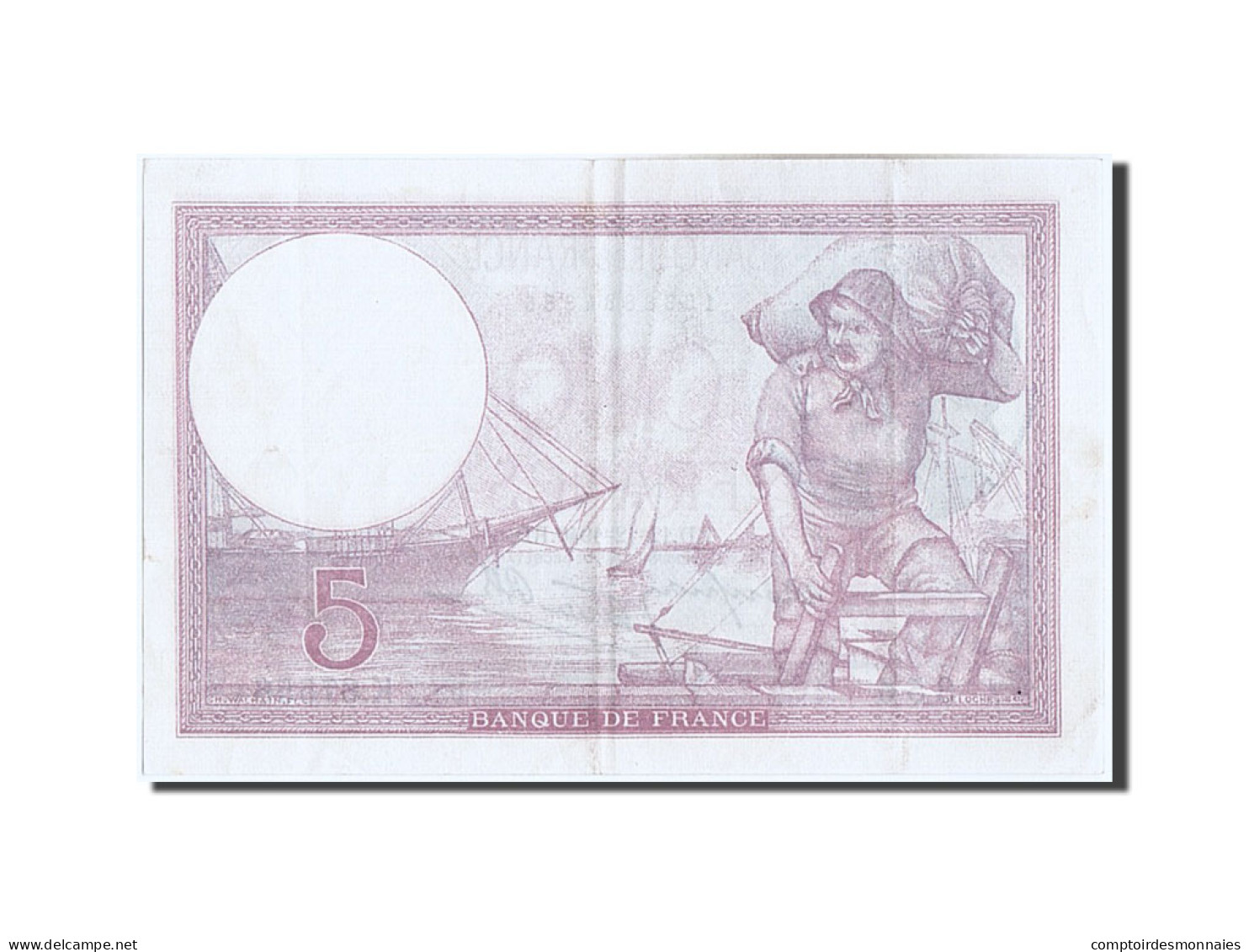 Billet, France, 5 Francs, 5 F 1917-1940 ''Violet'', 1940, 1940-12-12, TTB+ - 5 F 1917-1940 ''Violet''