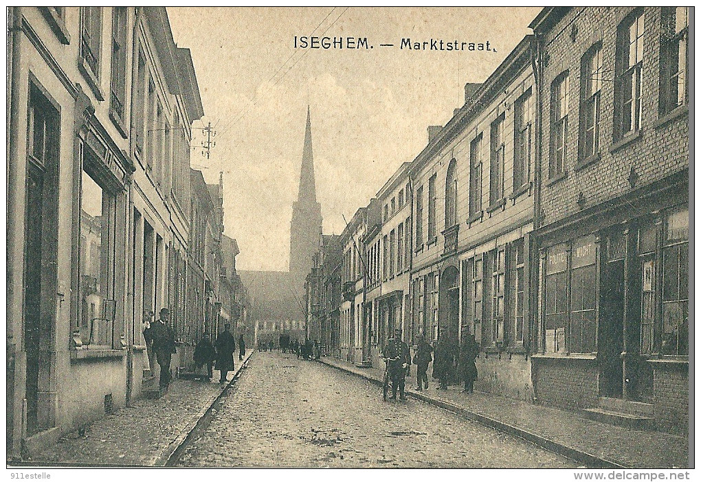 Belgique  ISEGHEM  - Marktstraat - Izegem