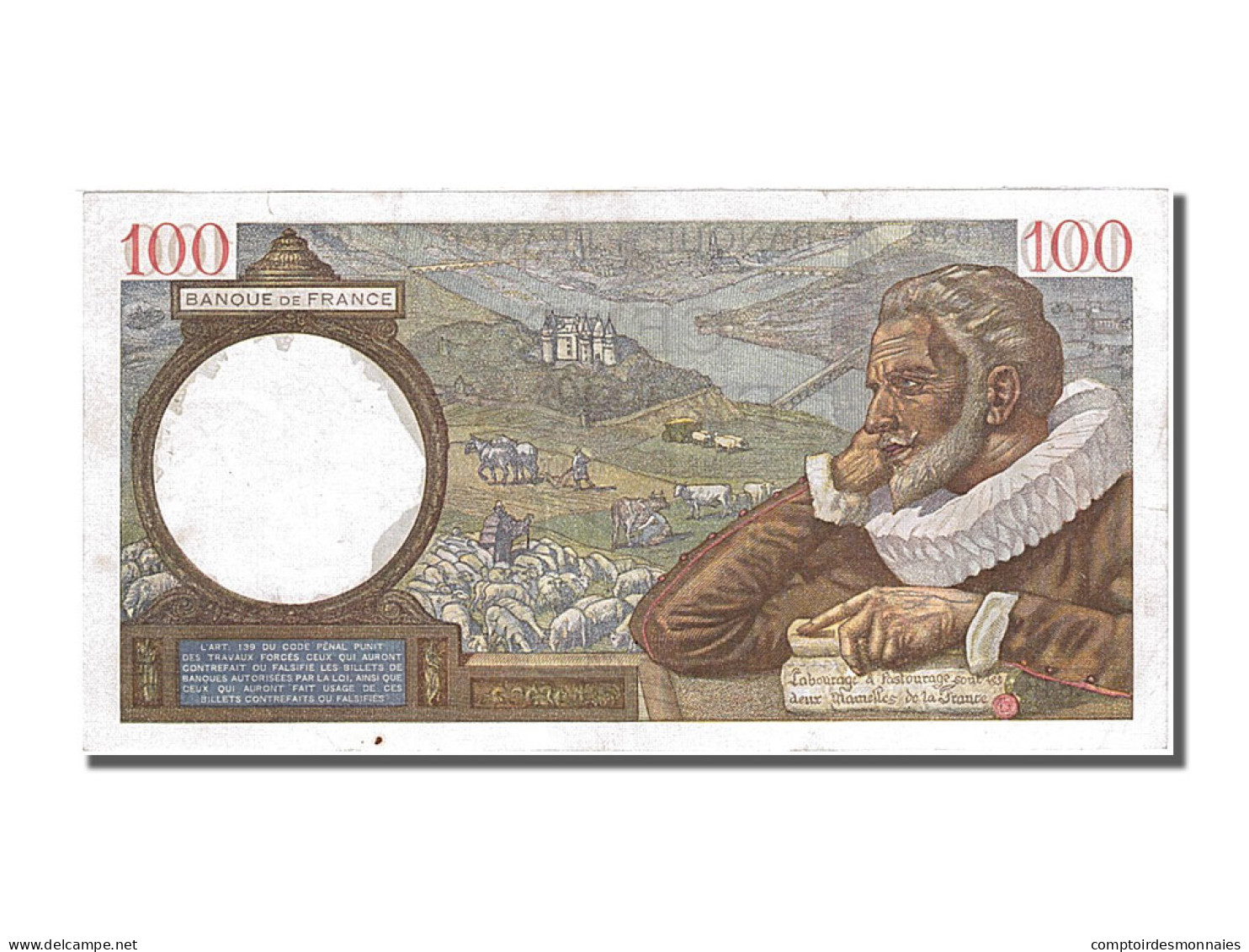 Billet, France, 100 Francs, 100 F 1939-1942 ''Sully'', 1939, 1939-09-14, SUP - 100 F 1939-1942 ''Sully''
