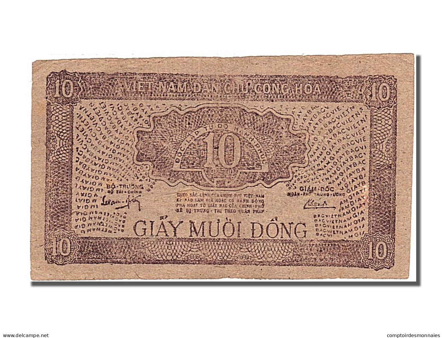 Billet, Viet Nam, 10 D<ox>ng, 1948, SUP - Vietnam