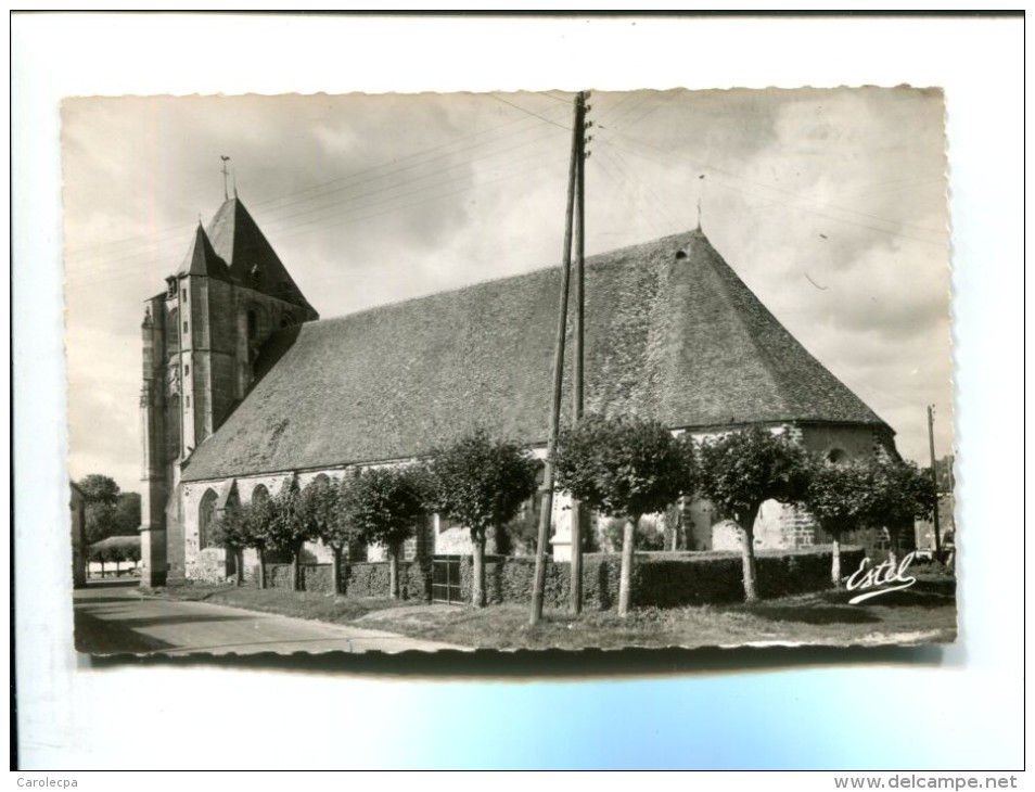 CP - BLEVY (28) L EGLISE ET LE MONUMENT AUX MORTS - Blévy