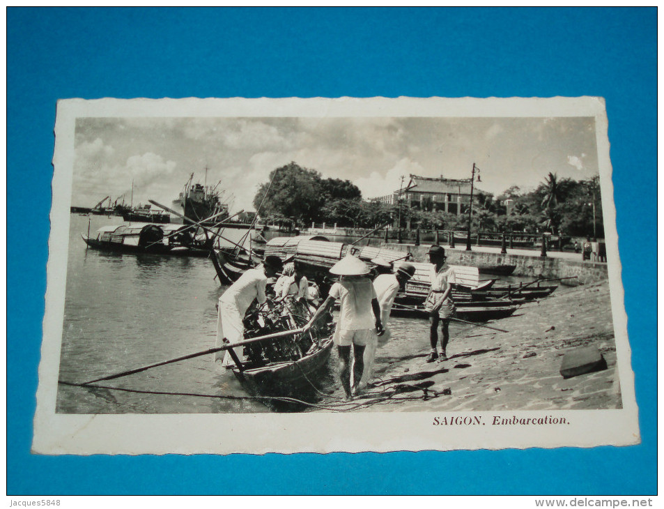 Viet-nam - Saigon  - CARTE PHOTO - Embarcation - Année  :EDIT : Nam Pha - Viêt-Nam