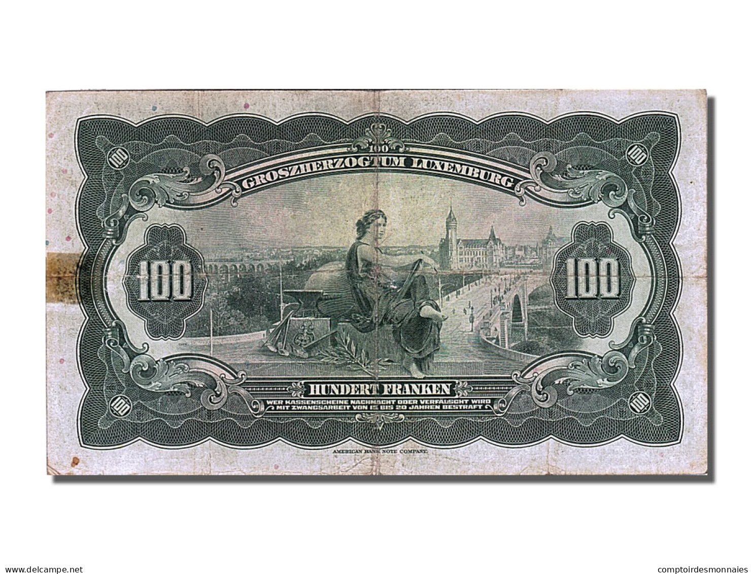 Billet, Luxembourg, 100 Francs, 1934, TB+ - Luxembourg