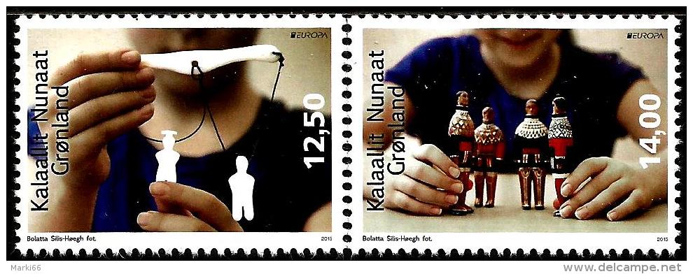 Greenland - 2015 - Europa CEPT - Old Toys - Mint Stamp Set - Ungebraucht