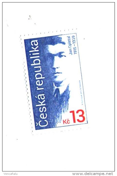 2015 - Jan Opletal - Student, Died As A Result Of Firing On Anti-Nazi Demonstration, 1 Stamp, MNH - Unused Stamps