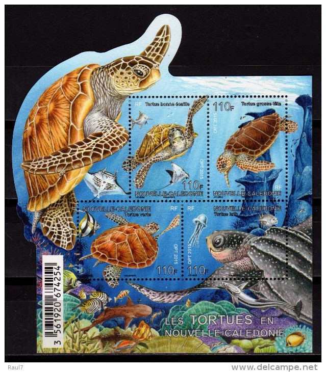 Nouvelle-Calédonie 2015 - Tortues De N.Calédonie - BF Neufs // Mnh - Unused Stamps