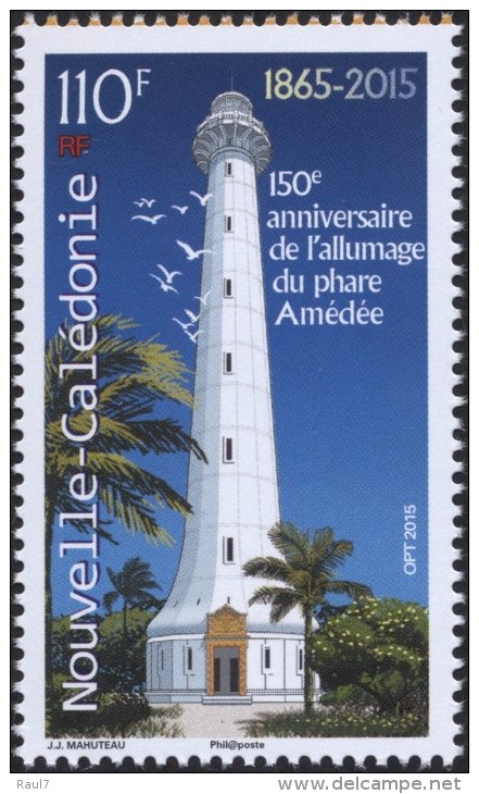 Nouvelle-Calédonie 2015 - Phare Amédée - 1 Val Neufs // Mnh - Unused Stamps