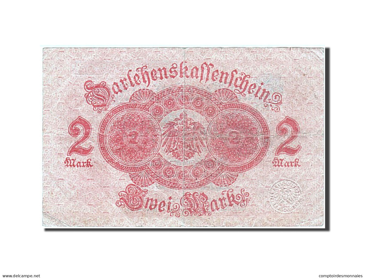 Billet, Allemagne, 2 Mark, 1914, 1914-08-12, TB - 2 Mark
