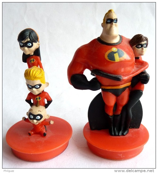 2 Figurines Figurine TAMPONS INDESTRUCTIBLES 2004 DISNEY / PIXAR - Disney