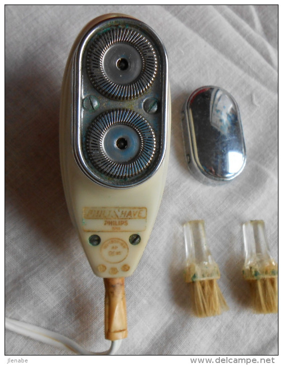 Rasoir électrique Vintage Années 50 Philishave Par PHILIPS N° 7743 - Accessoires