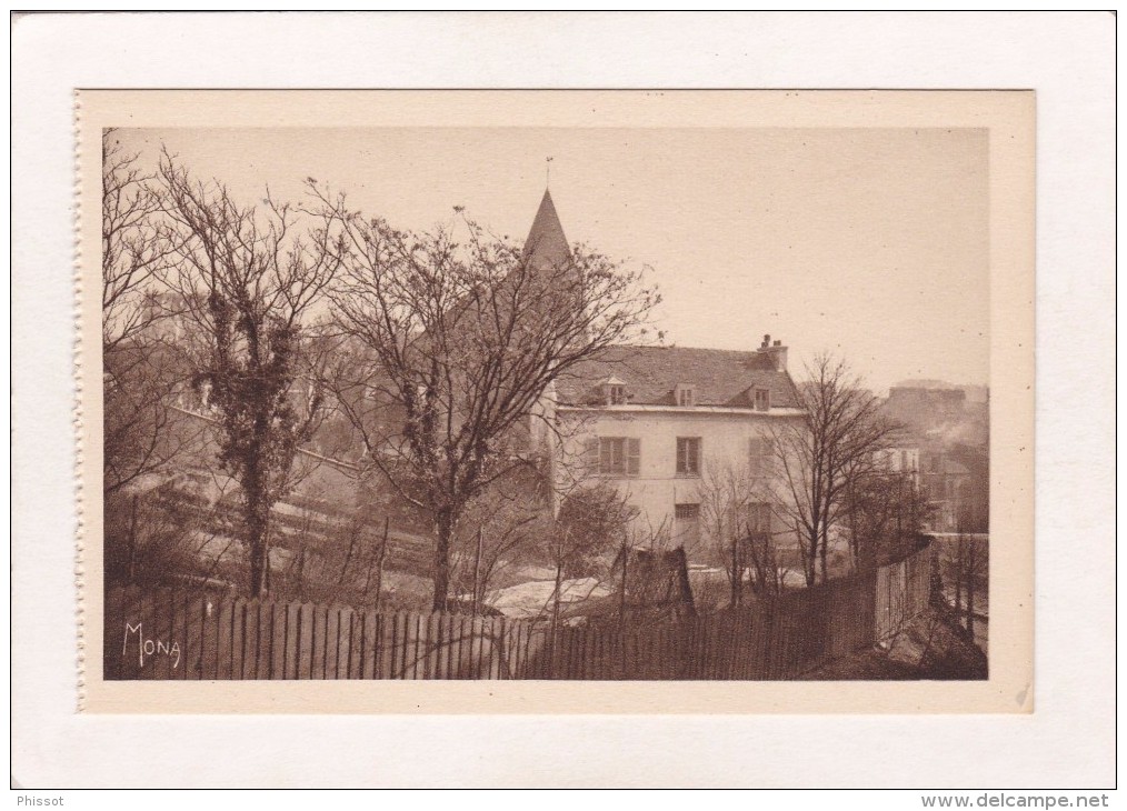 PARIS XX° : Eglise St Germain De Charonne, Le Cimetière, Le Presbytère - Arrondissement: 20