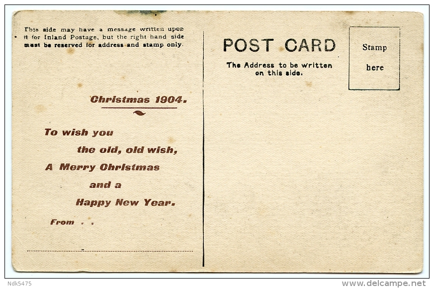 CHRISTMAS 1904 : THE FERRY - Other & Unclassified