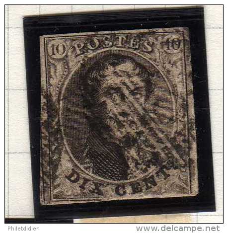 N° 6 BEAU MARGE TOUCHEE Filigrane LL Sans Cadre Papier épais - 1851-1857 Médaillons (6/8)