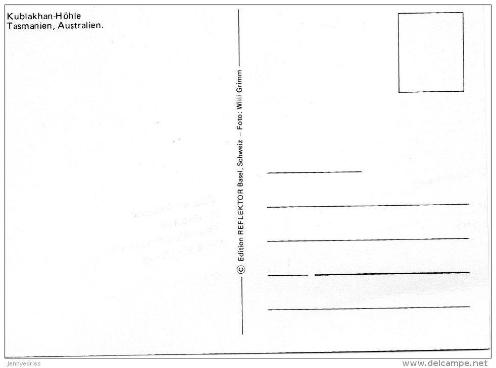 KUBLAKHAN  HOHLE  , Tasmania   * - Altri & Non Classificati