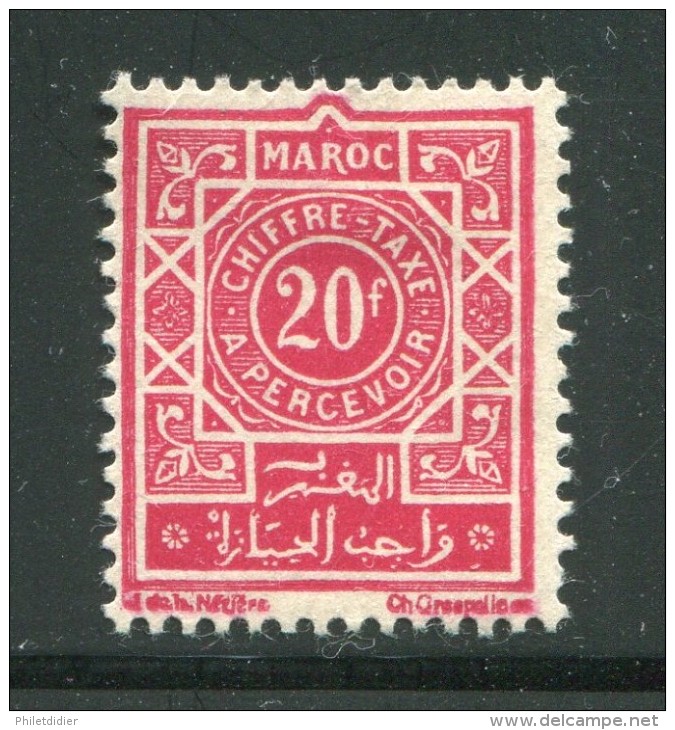 Maroc- Taxe Y&T N°55- Neuf Avec Charnière * - Postage Due
