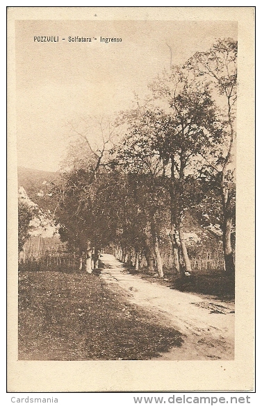 Pozzuoli(Napoli)-Ingresso Solfatara-1925 - Castellammare Di Stabia