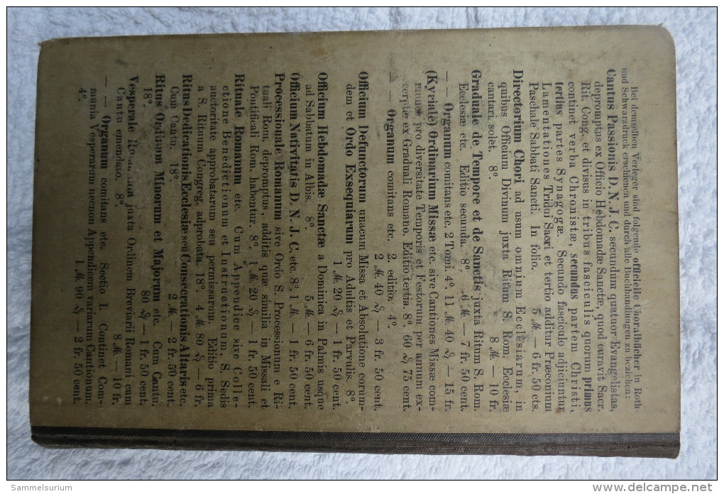 Franz Xaver Haberl "Magister Choralis" Theoretisch-praktische Anweisung Zum Gregorianischen Kirchengesange, Von 1877 - Music