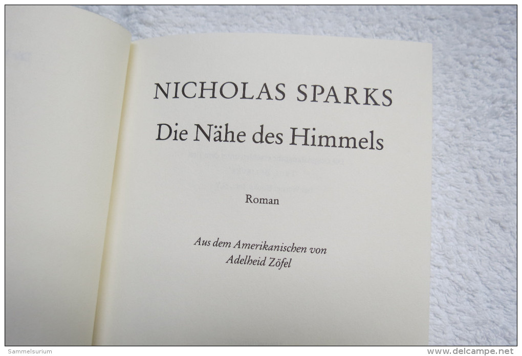 Nicholas Sparks "Die Nähe Des Himmels" Roman (gebundene Ausgabe) - Music