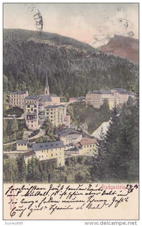 Badgastein (1904, Colors, Stengel & Co) - Bad Gastein