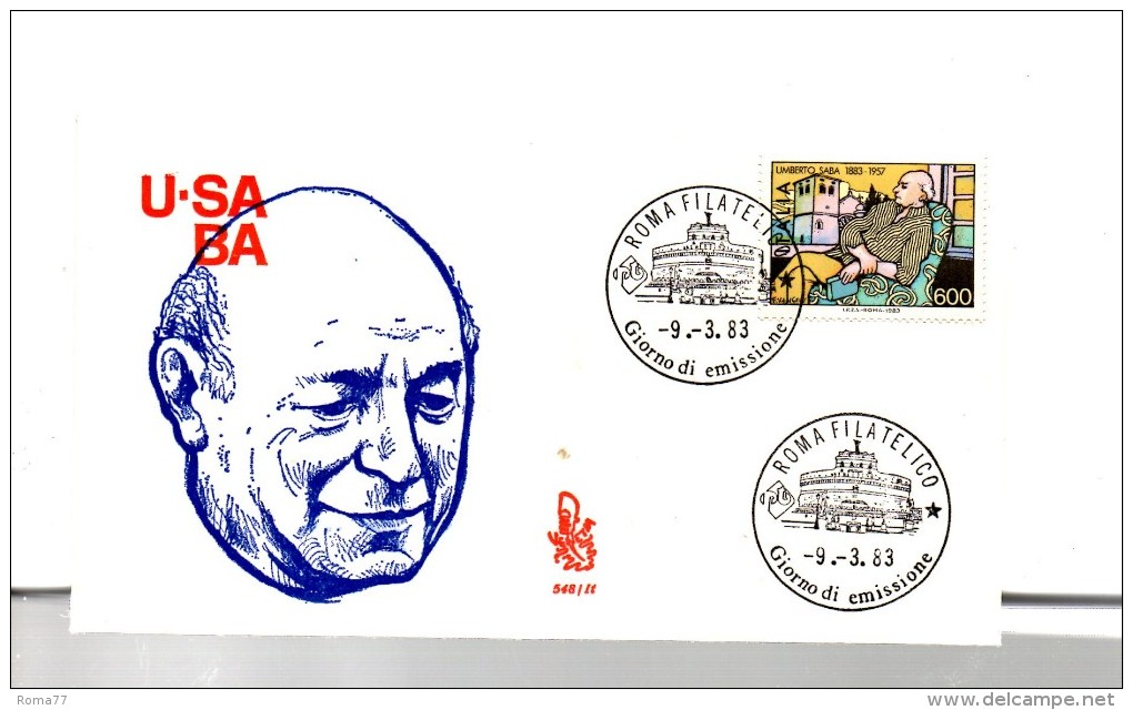 VZ456 - ITALIA FDC 1983 (Ed.Venetia) : SABA - FDC