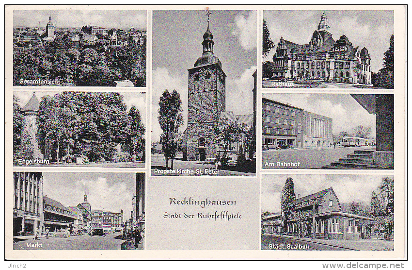 AK Recklinghausen - Stadt Der Ruhrfestspiele - Mehrbildkarte  (20279) - Recklinghausen