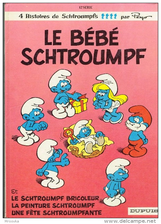 Le Bébé Schtroumpf - Peyo-Dupuis 1984 - Schtroumpfs, Les - Los Pitufos