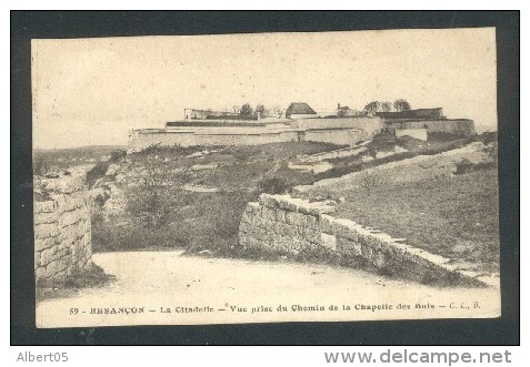 25 - Besançon - Cachet Commission De Gare Et Station Magasin - Le Cdt Militaire Besançon - Guerre De 1914-18