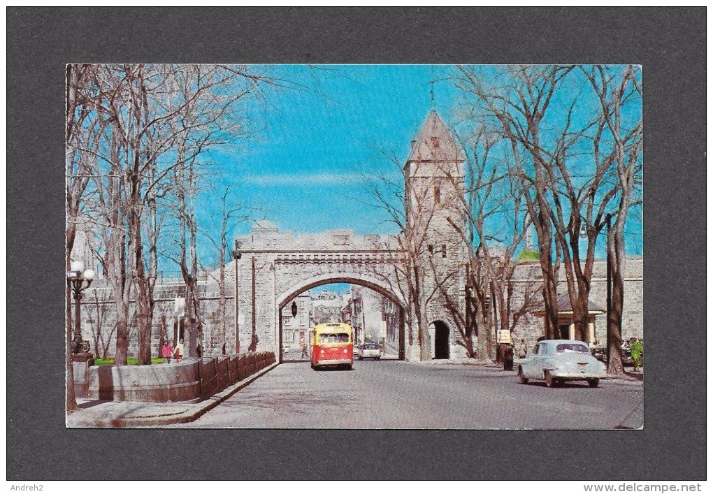 QUÉBEC - VILLE DE QUÉBEC - PORTE ST LOUIS - ST LOUIS GATE -  AUTOBUS - BUS - BELLE VOITURE - PAR LAVAL COUËT - Québec – Les Portes