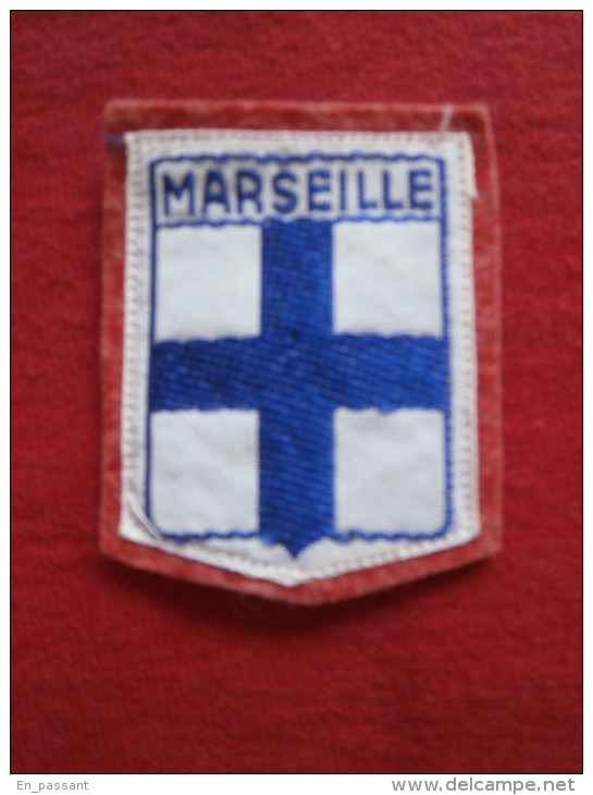 ECUSSON  PATCH BRODE MARSEILLE - Blazoenen (textiel)