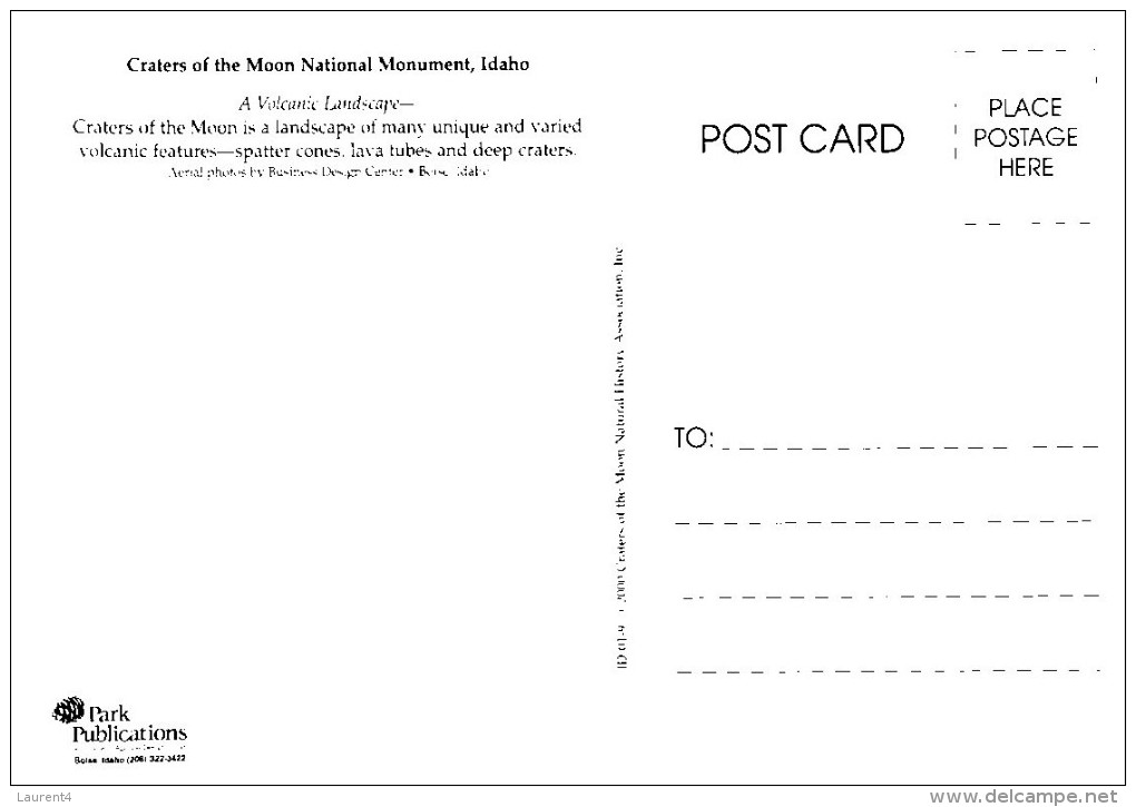 (PF 632) USA - Idaho Crater Of The Moon - Autres & Non Classés