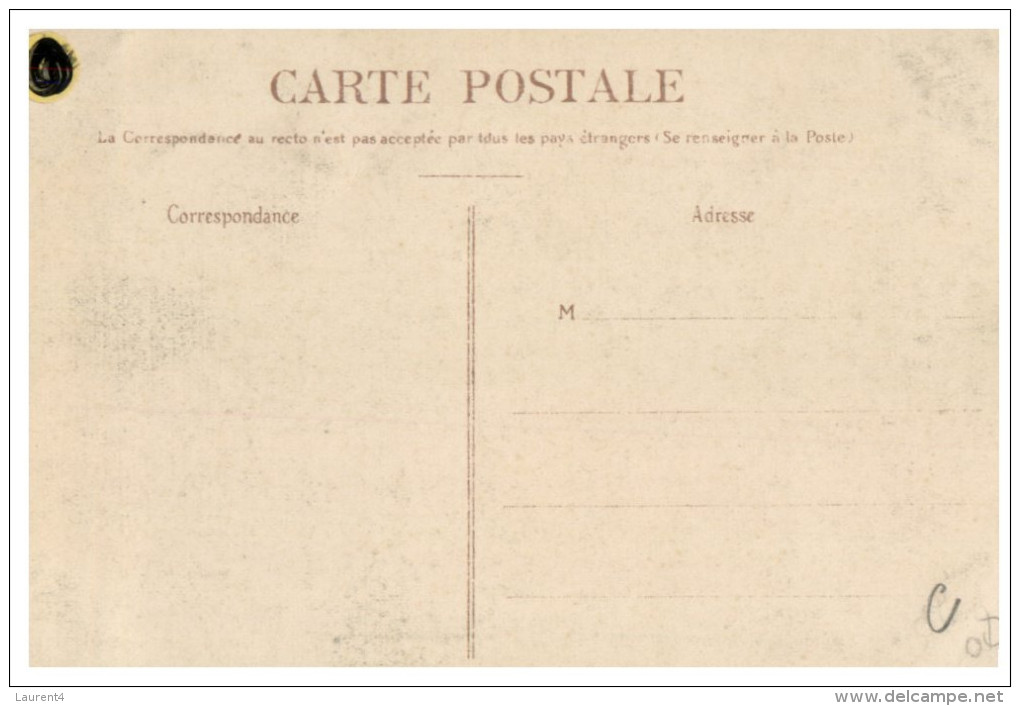 (DEL 716) Very Old Postcard - WWI Era - France - Amiens Bassin De La Hotoie - Arbres