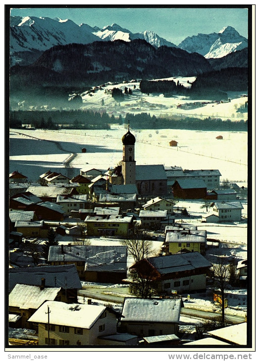 Sonthofen - Altstädten / Allgäu  -  Im Winter  -  Ansichtskarte Ca. 1980     (5339) - Sonthofen