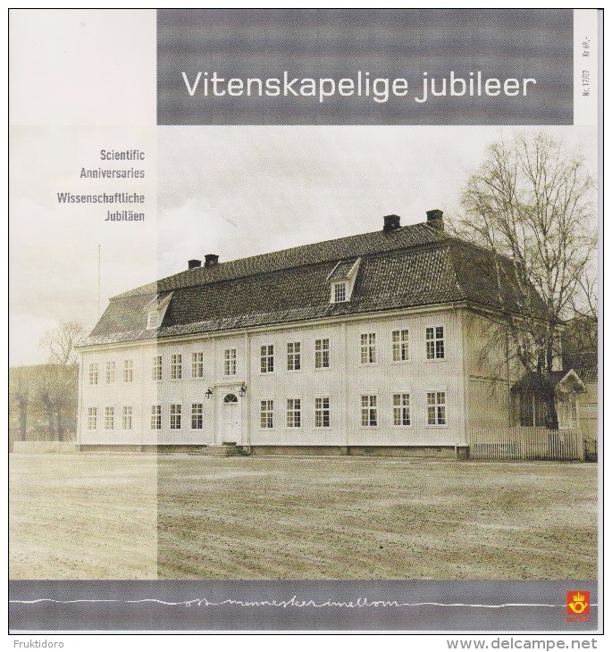 Norway Collector´s Set 2007 Nr. 17/07 - Scientific Anniversaries - Mi 1630-1631 FDC + Stamps - Mining Academy Of Kongsbe - Colecciones